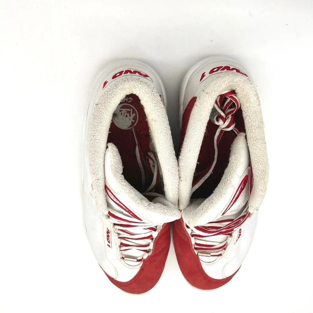 And1 Tai Chi 2002 Mens Basketball Shoes 9 White Red Sneakers‎ Athletic 20024939